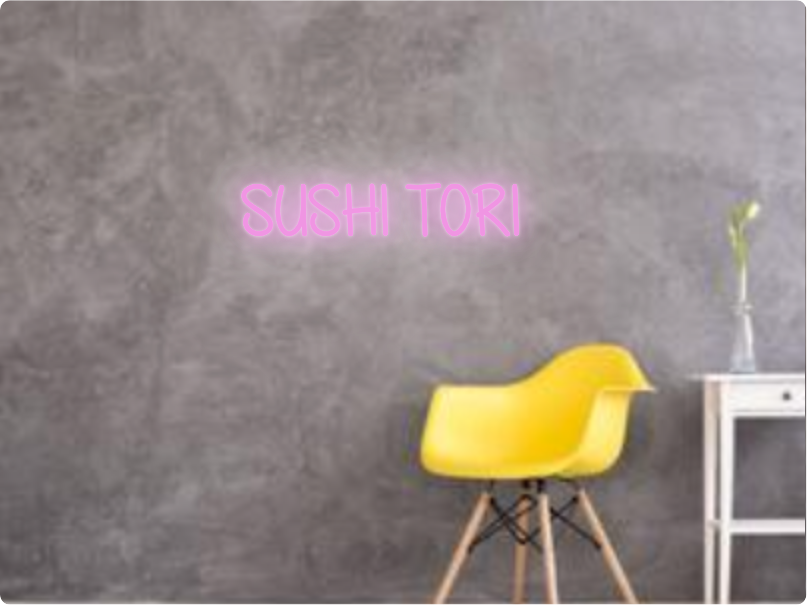 Custom text: SUSHI TORI